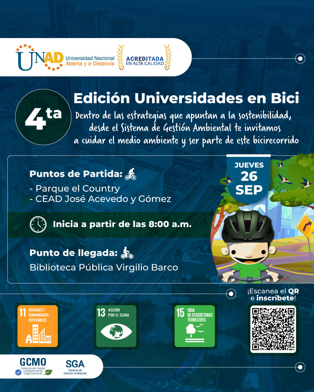 universidades en bici