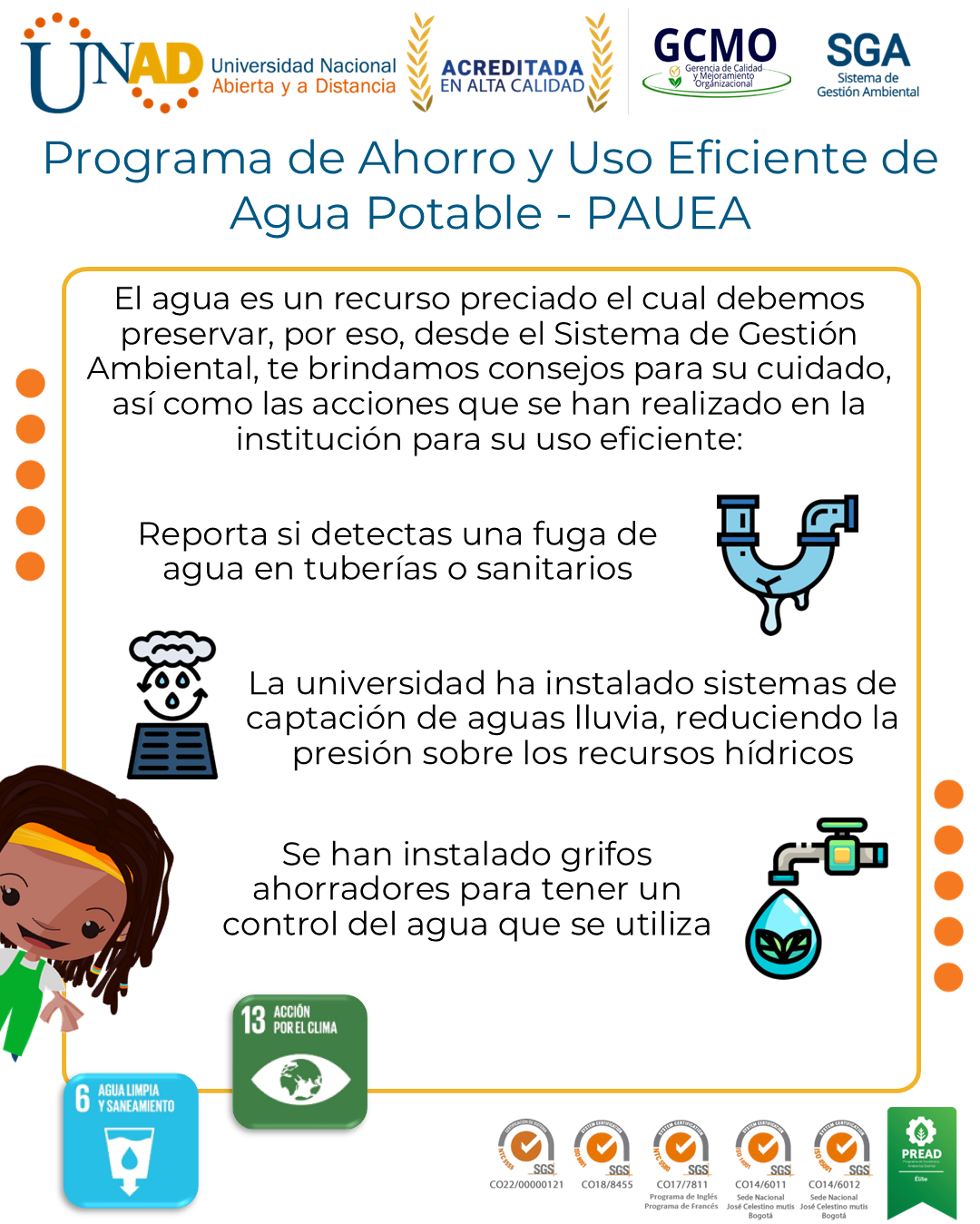 programa de ahorro y uso eficiente de agua potable