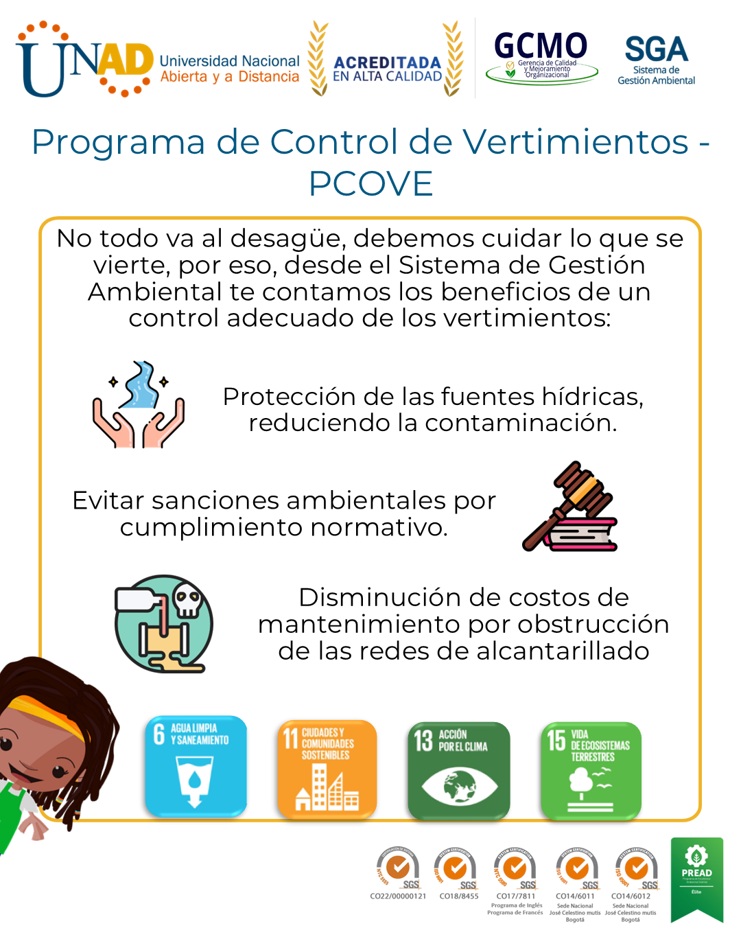 programa de control de vertimientos pcove
