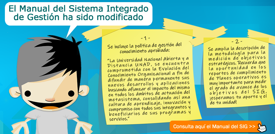 ctualización Manual del SIG